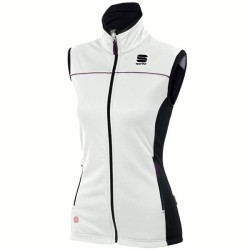 Kvinner Vesten Sportful Squadra Vest W hvit-svart